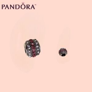 Pandora Pink Jeweled Charm